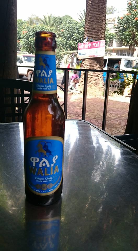 Walia beer bottle, brewed in Ethiopia