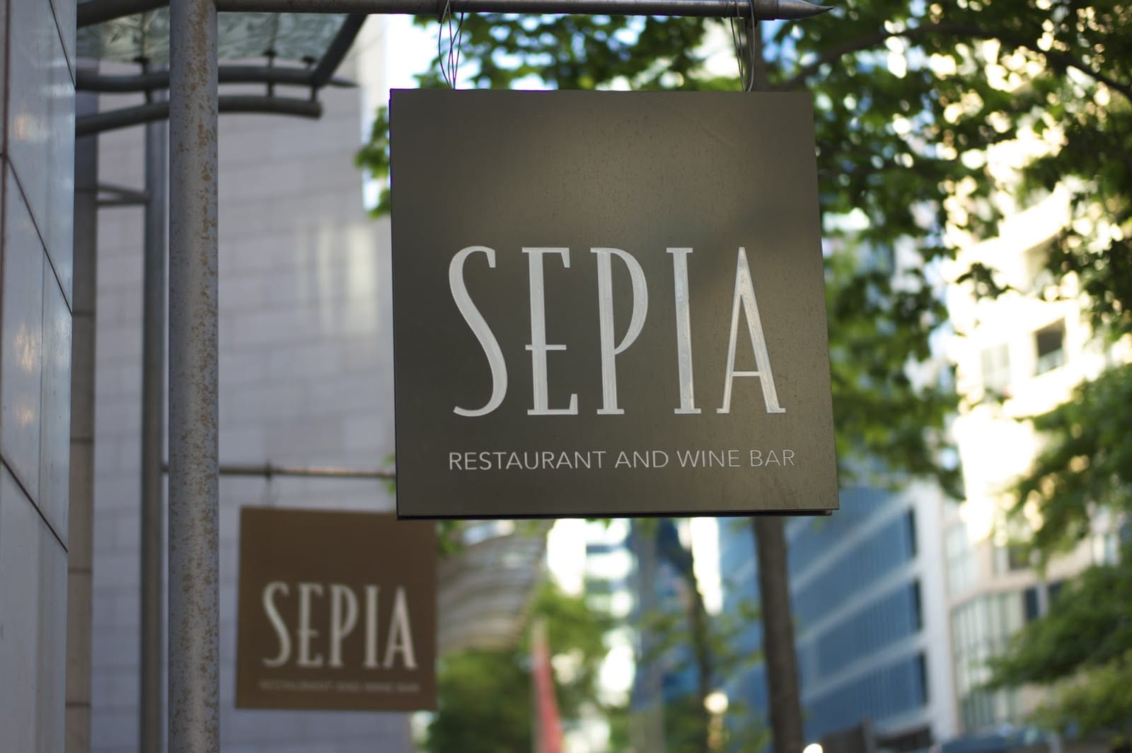 Fine dining dish at Sepia restaurant, Sydney