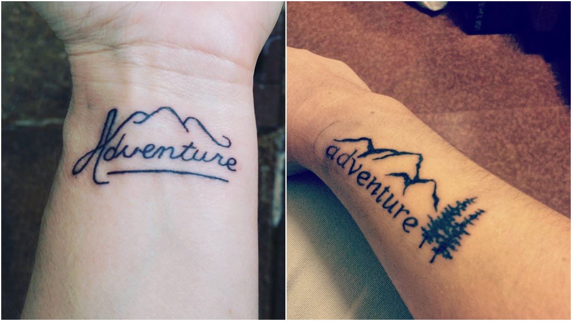 adventure #tattoo #adventuretime #mountains #forrest #compass | Instagram