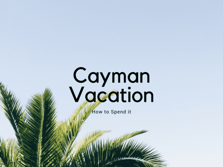 How to Spend Your Cayman Vacation