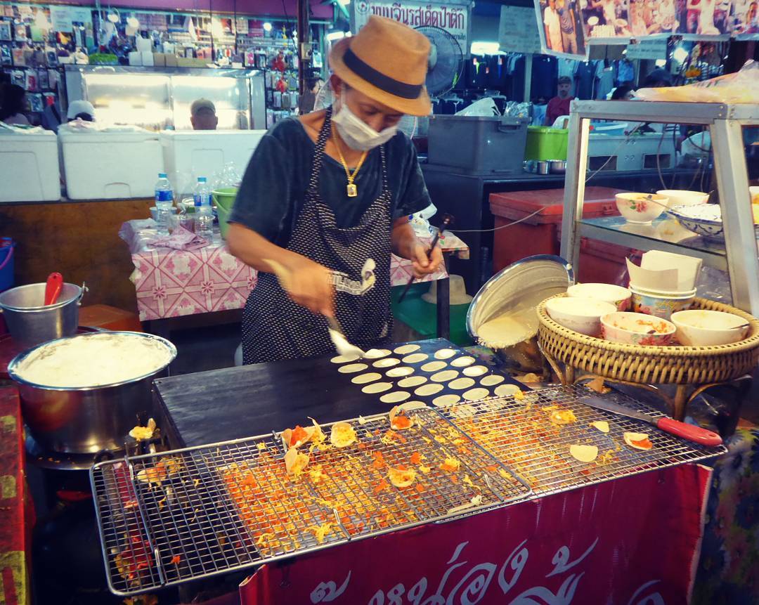 Colourful stalls at a Phuket Town night market