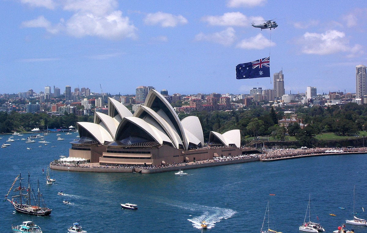 Australia Day celebrations, visiting Australia for the first time