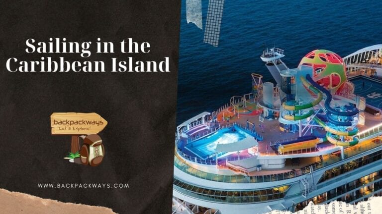 Sailing in the Caribbean Island
